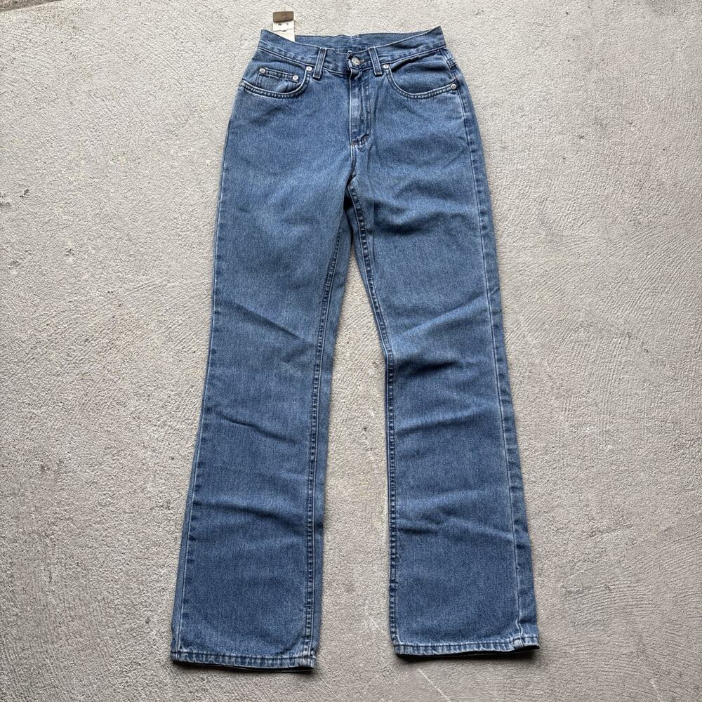 Deadstock Vintage Denim Lee Junior Flare Relaxed Fit 5 M Jeans Made USA
